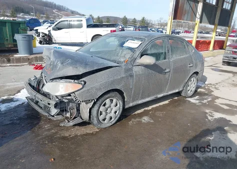 2008 Hyundai Elantra Gls/Se z USA, uszkodzony, nr VIN KMHDU46D58U491544